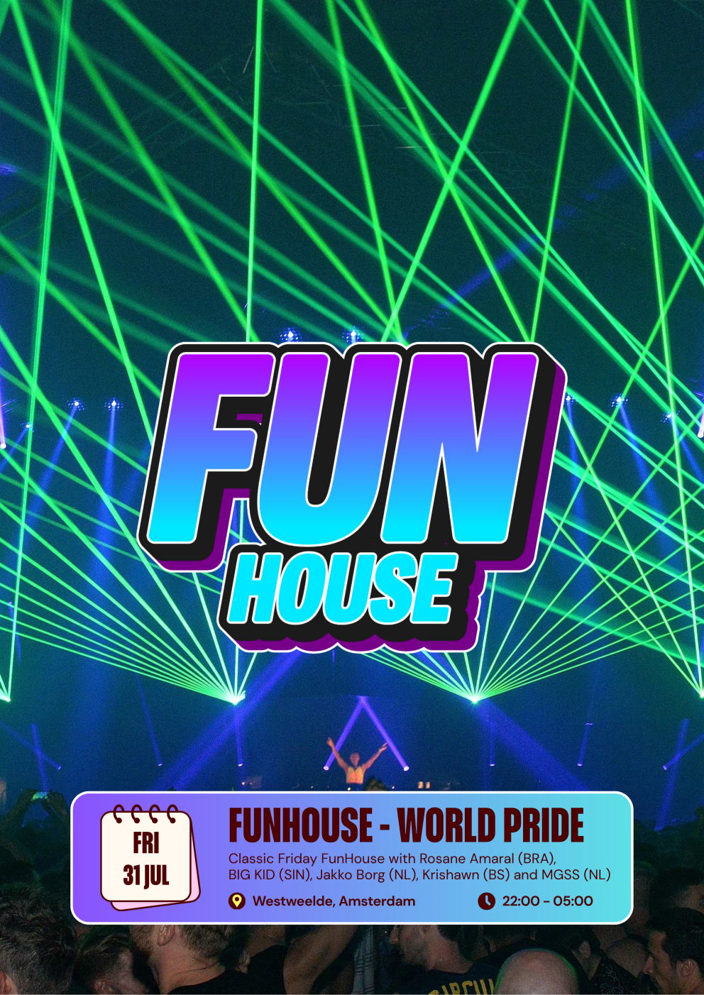 World Pride - 2026 - FunHouse The World Pride - Friday Edition
