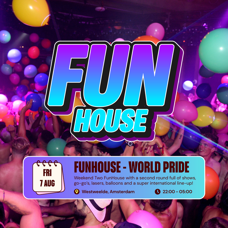 World Pride - 2026 - FunHouse World Pride Weekend Two - Friday