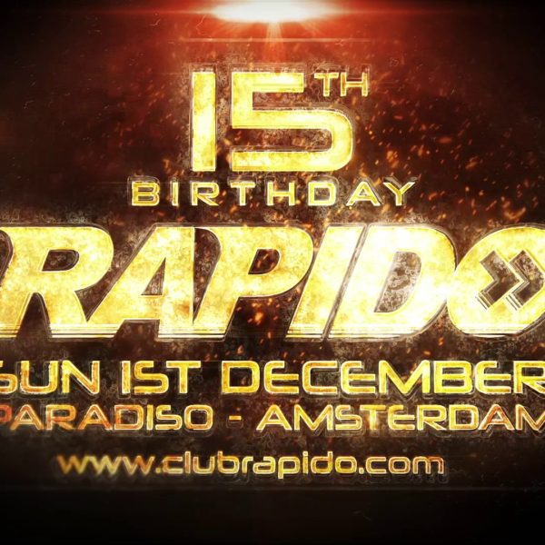 Rapido 15th Birthday Promo